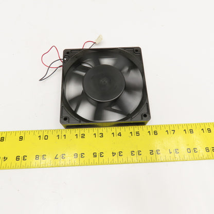 Optec Dai Ichi MMF-12B24DH-R00 24VDC Cooling Fan & Cover From Mitsubishi QX PLC