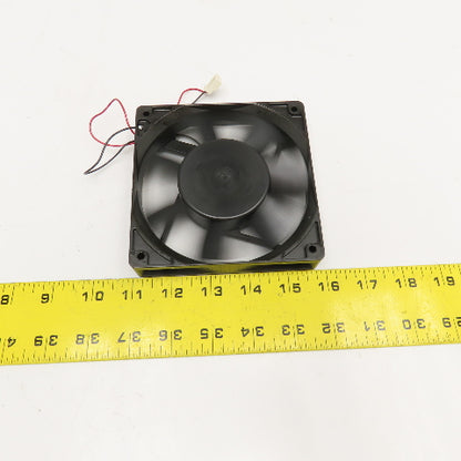 Optec Dai Ichi MMF-12B24DH-R00 24VDC Cooling Fan & Cover From Mitsubishi QX PLC