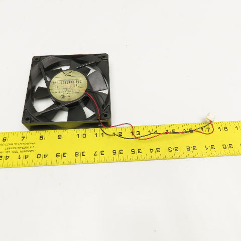 Optec Dai Ichi MMF-12B24DH-R00 24VDC Cooling Fan & Cover From Mitsubishi QX PLC