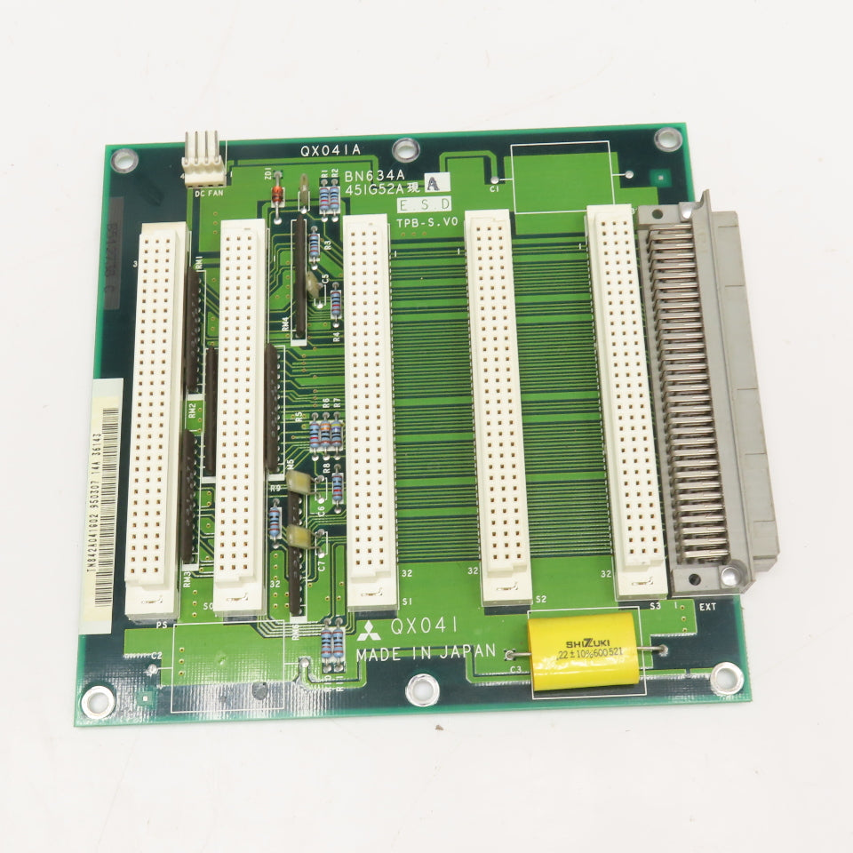 Mitsubishi QX041A PLC 5 Slot Motherboard Chassis Circuit Board