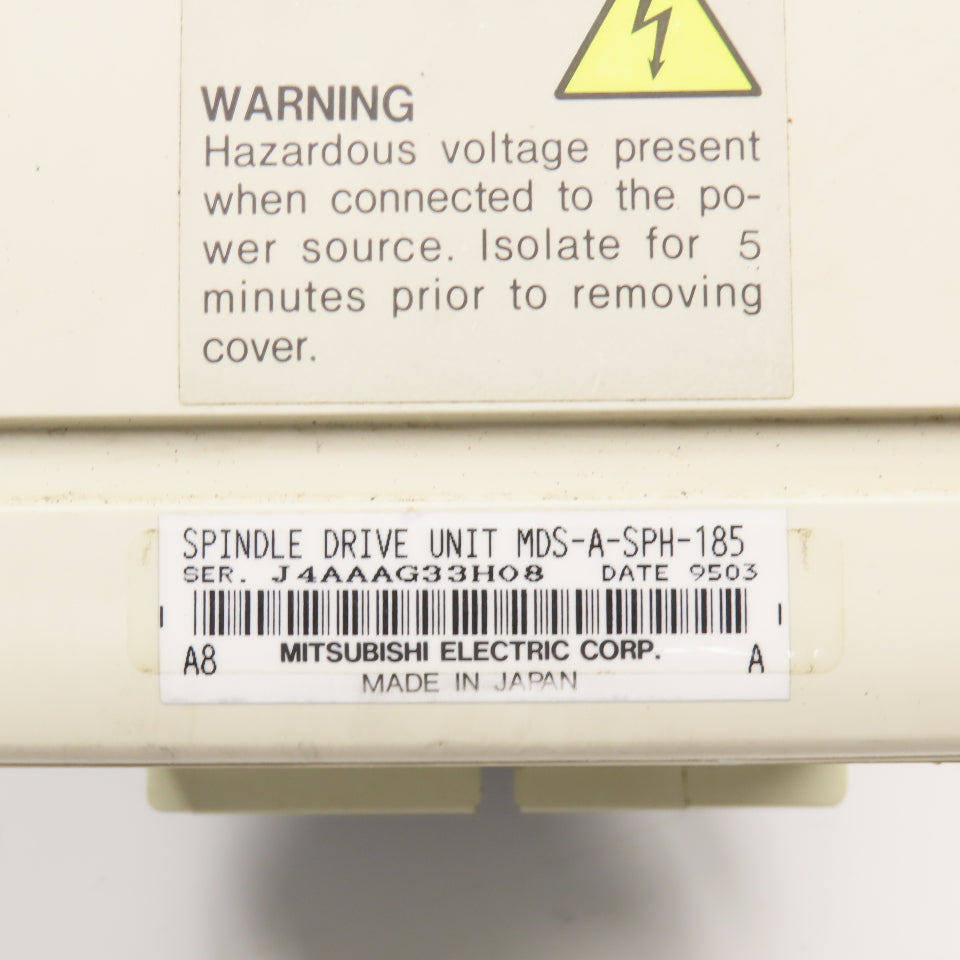 Mitsubishi MDS-A-SPH-185 Spindle Drive Unit