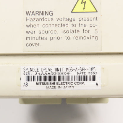 Mitsubishi MDS-A-SPH-185 Spindle Drive Unit
