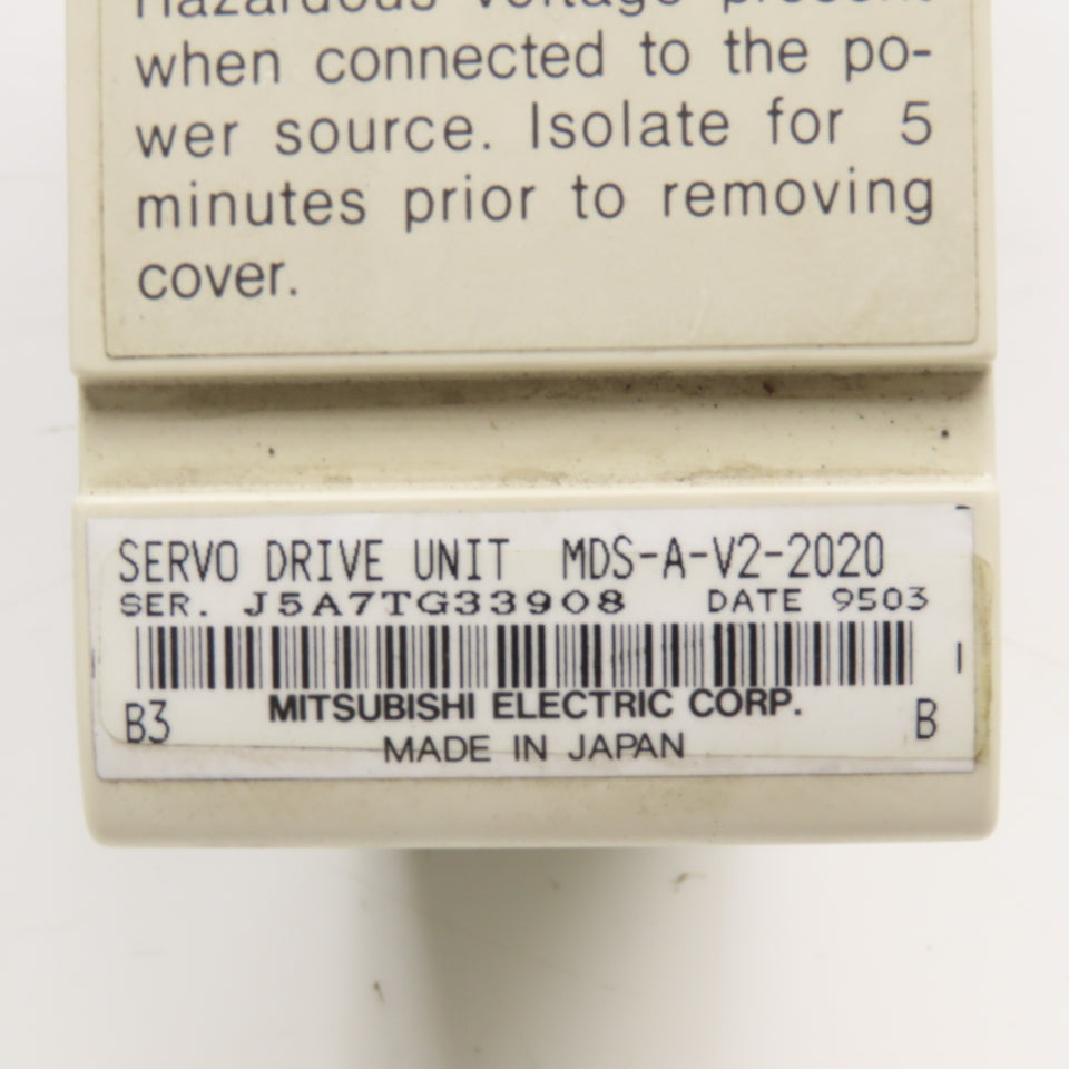Mitsubishi MDS-A-V2-2020 Servo Drive Unit
