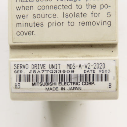 Mitsubishi MDS-A-V2-2020 Servo Drive Unit