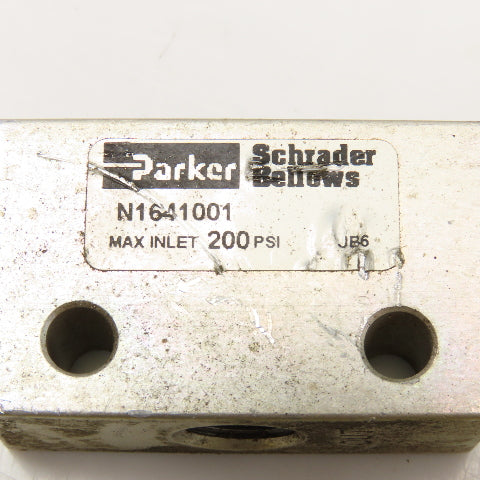 Parker N1641001 1/8" NPT Shuttle Valve Lot Of 2