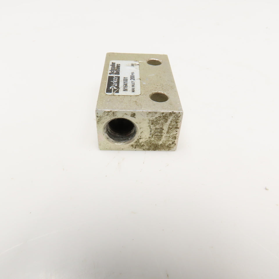 Parker N1641001 1/8" NPT Shuttle Valve Lot Of 2