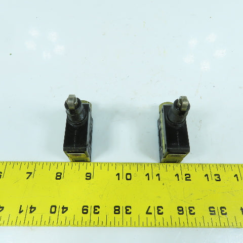 Yamatake EN60947-5-1 Roller Plunger Limit Switch 250V Lot of 2
