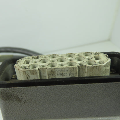 Amphenol 10B025 Female 10A025 Male 16 Pin Cable 20' 600V