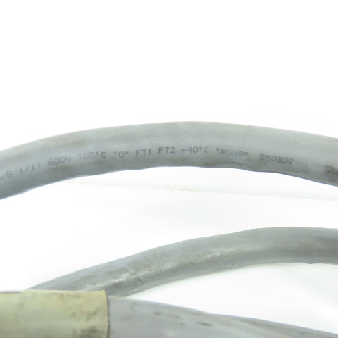 Amphenol 10B025 Female 10A025 Male 16 Pin Cable 20' 600V