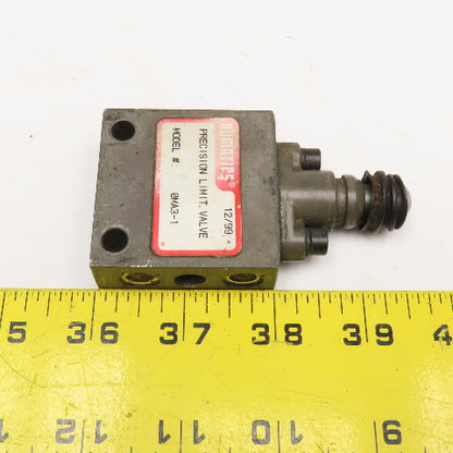 Numatics 0MA3-1 1/2" NPT Pneumatic Precision Limit Valve