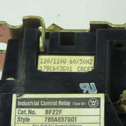 Westinghouse 765A857G01 300VAC 10A Control Relay 120V Coil 50/60Hz Lot Of 2