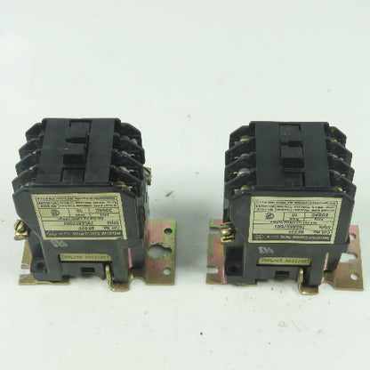 Westinghouse 765A857G01 300VAC 10A Control Relay 120V Coil 50/60Hz Lot Of 2