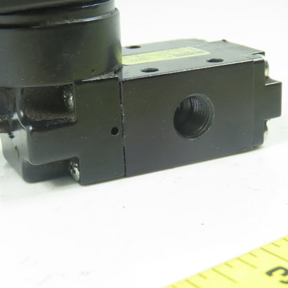 Parker 524011115B Pneumatic 3-Way 2-Pos. Solenoid Valve 150Psi 120VAC 1/4" NPT