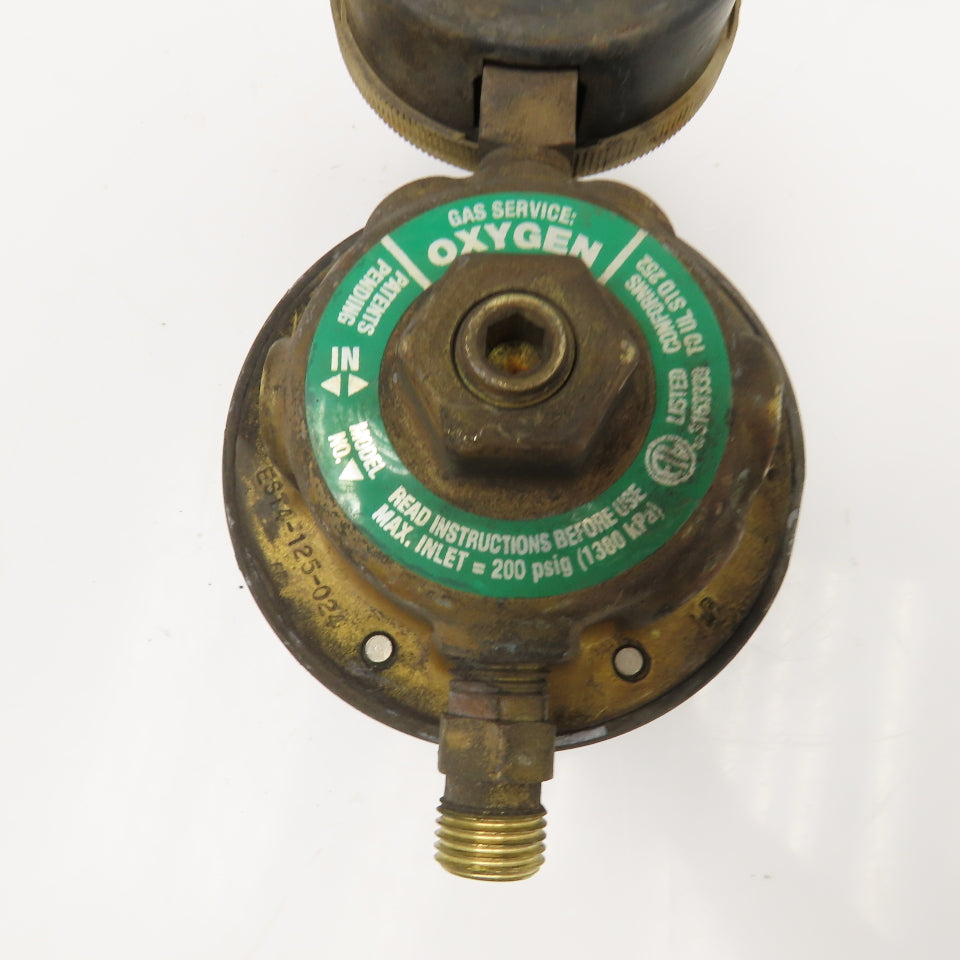 Victor EST4-125-024 Edge Series 2 Stage Oxygen Pressure Regulator 5-125PSIG