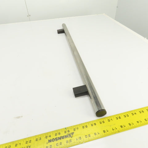 32" L Stainless Machine Door Operator Access Panel Handle 23-1/2" Bolt Centers