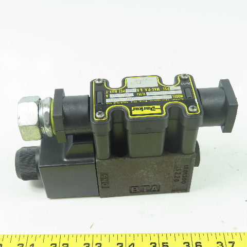 Parker D1VW020HNYCF91XB1072 120V Hydraulic Valve 5000PSI 50/60Hz 0.46A