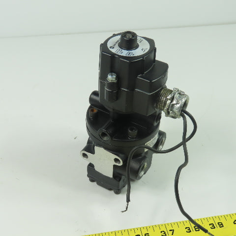 Norgren F1012C-P1 1/4" NPT Pneumatic Poppet Solenoid Valve 120V 50/60Hz 150PSI