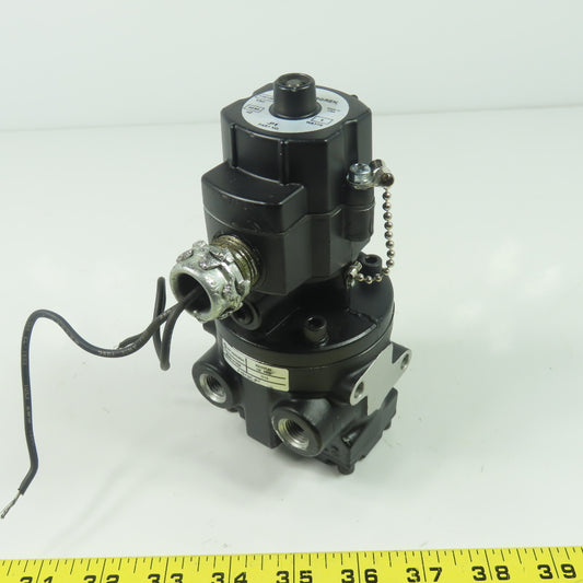 Norgren F1012C-P1 1/4" NPT Pneumatic Poppet Solenoid Valve 120V 50/60Hz 150PSI