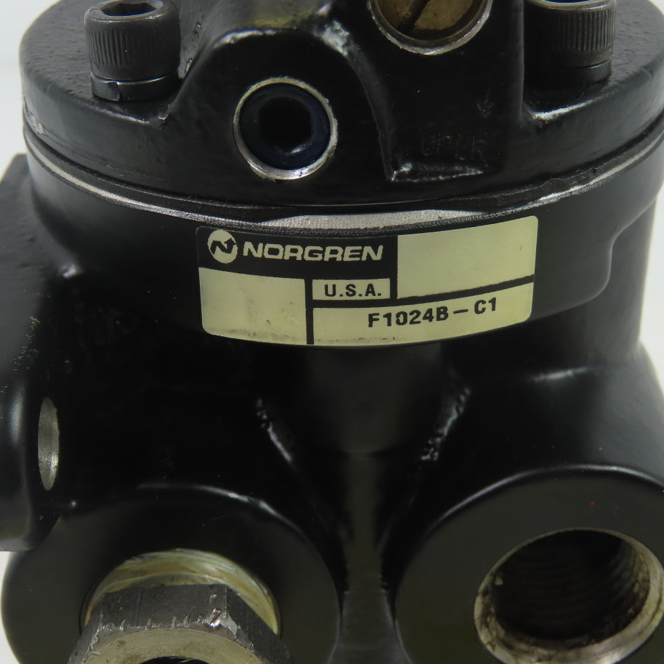 Norgren F1024B-C1 4/2 Pneumatic Poppet Solenoid Valve 120V 60Hz 150PSI