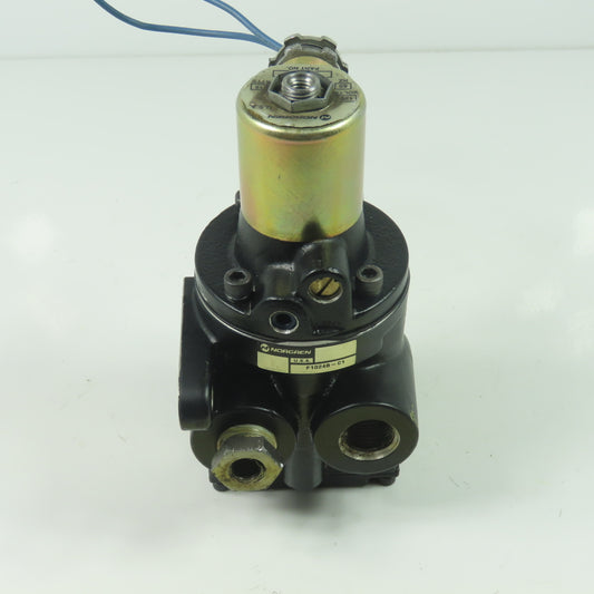 Norgren F1024B-C1 4/2 Pneumatic Poppet Solenoid Valve 120V 60Hz 150PSI
