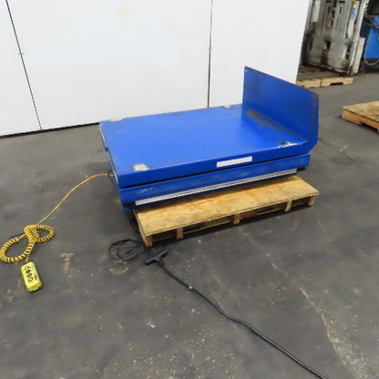 Vestil EHLTT-3648-1-47 1000LB Lift & 45° Tilt Scissor Table 115V 1PH 11-47.5" H