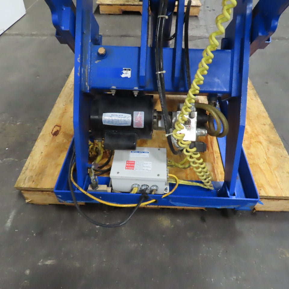 Vestil EHLTT-3648-1-47 1000LB Lift & 45° Tilt Scissor Table 115V 1PH 11-47.5" H