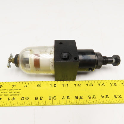 3/8" NPT Polycarbonate Compressed Air Filter Regulator 150 PSI