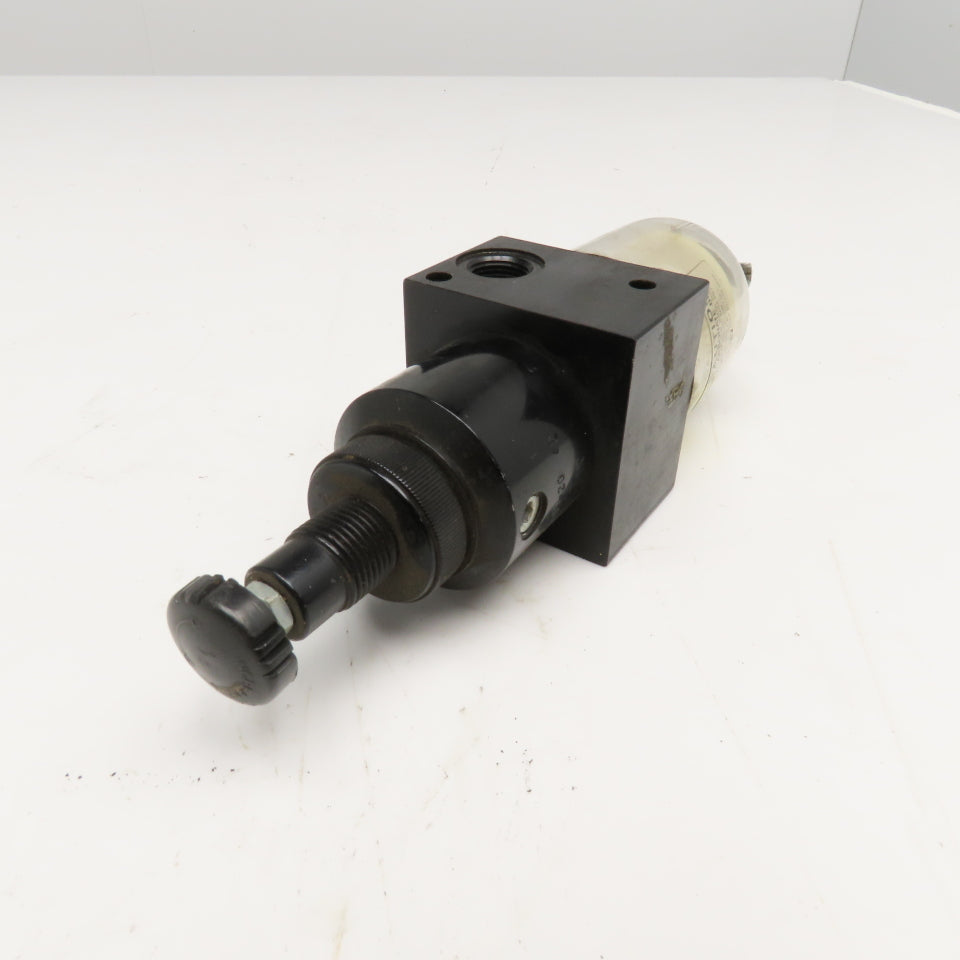 3/8" NPT Polycarbonate Compressed Air Filter Regulator 150 PSI