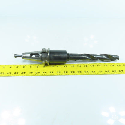 Lyndex B4004-0004 BT 40 Morse Taper MT4 Tool Holder 3-1/2" Projection