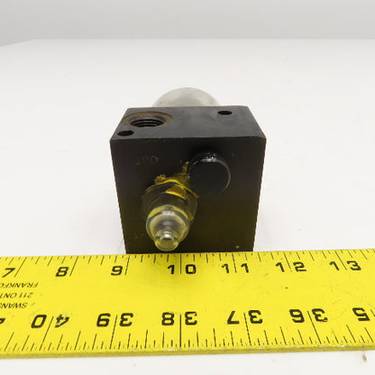 3/8" NPT Polycarbonate Compressed Air Lubricator 150 PSI