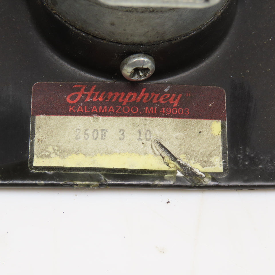Humphrey 250F 3 10 Pneumatic Foot Control Operator Valve Switch 1/4" NPT