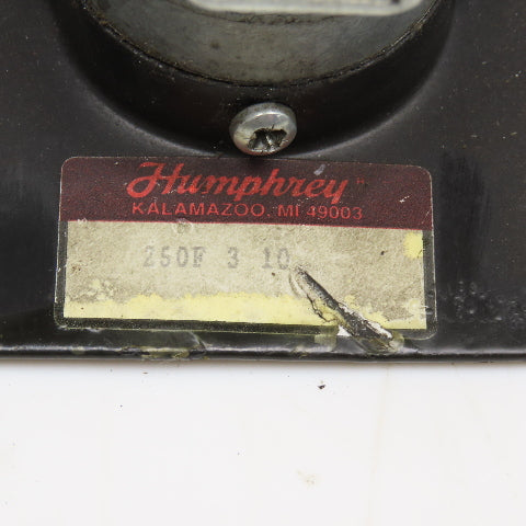 Humphrey 250F 3 10 Pneumatic Foot Control Operator Valve Switch 1/4" NPT