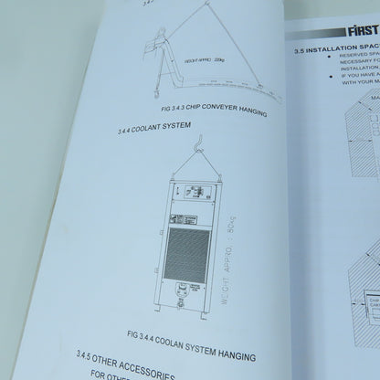 First MCV 600 / 800 / 1000 Vertical Machining Center Operator's Manual (Fanuc)