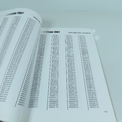 First 800 Vertical Machining Center Parameter List