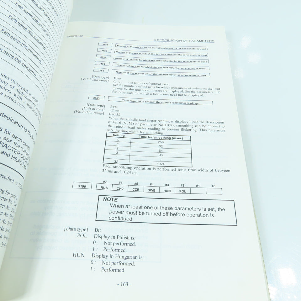 Fanuc B-64120EN/02 Series oi-Model C Mate Parameter Manual