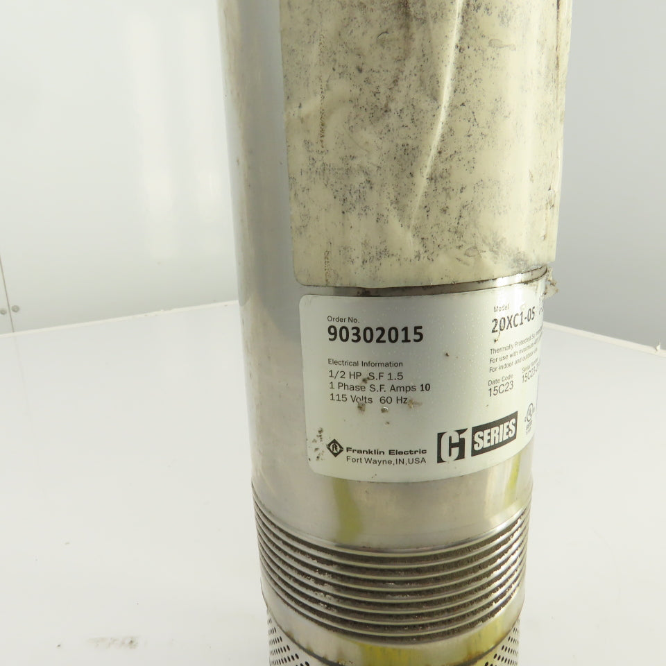 Franklin 20XC1-05P4-2W115 C1 Series Cistern Pump 1/2HP 115V 1PH Parts/Repair