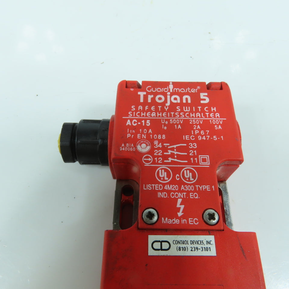Guardmaster Trojan 5 Safety Interlock Switch 500V (No Key)