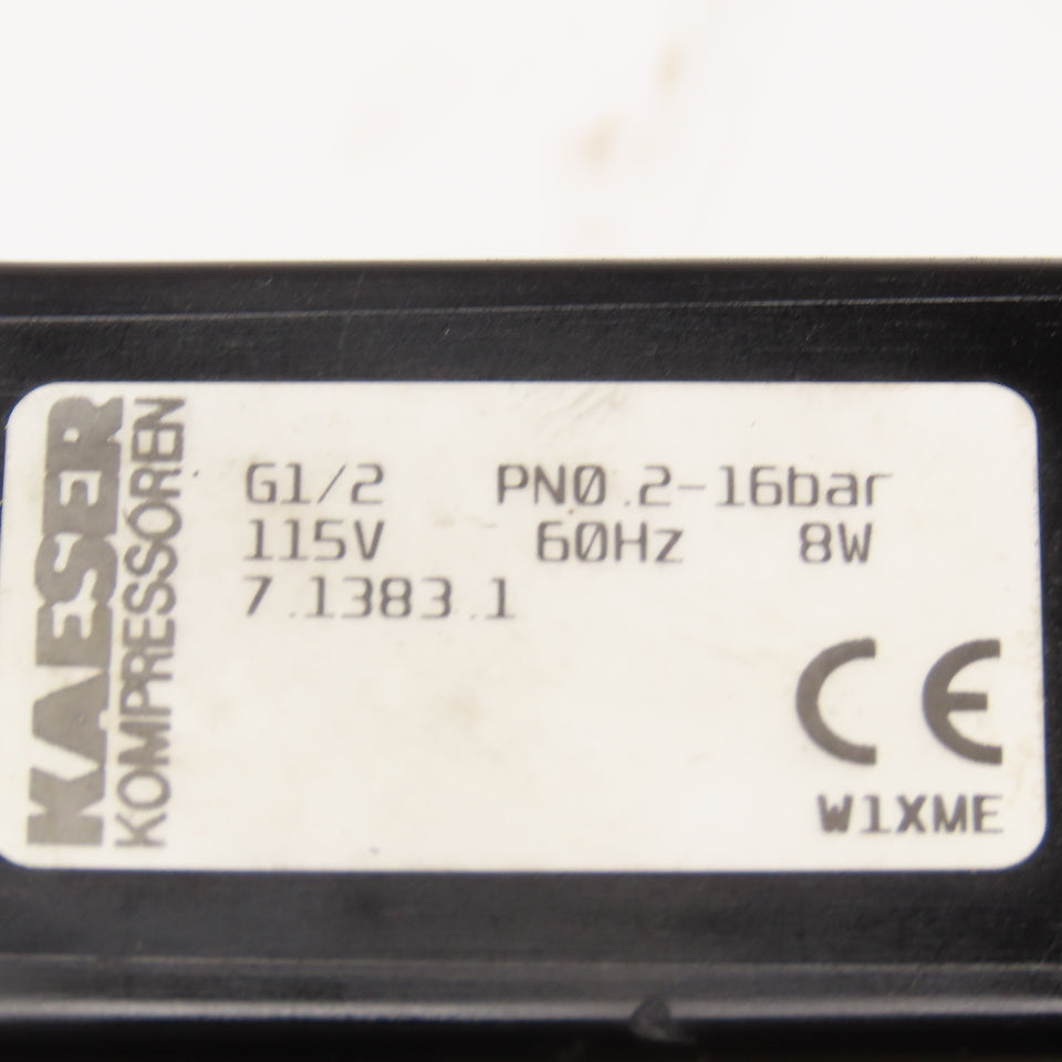 Kaeser G1/2 115V 1Ph Solenoid Operated Condensate Drain 2-16Bar
