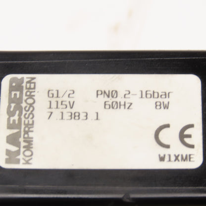 Kaeser G1/2 115V 1Ph Solenoid Operated Condensate Drain 2-16Bar
