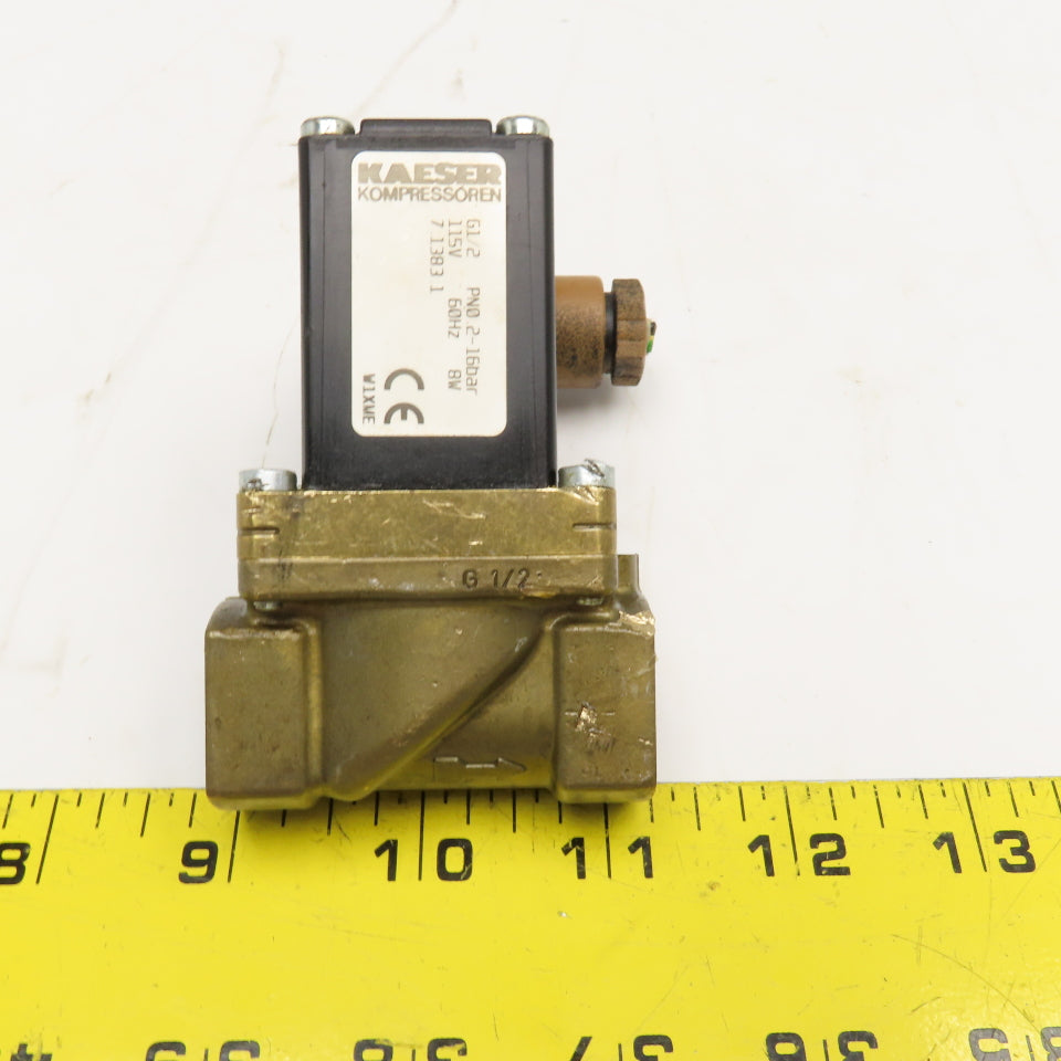Kaeser G1/2 115V 1Ph Solenoid Operated Condensate Drain 2-16Bar
