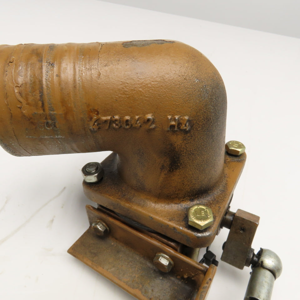 Kaeser Pneumatic Controlled Intake Damper From Air Compressor 60mm OD