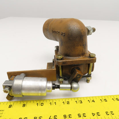 Kaeser Pneumatic Controlled Intake Damper From Air Compressor 60mm OD