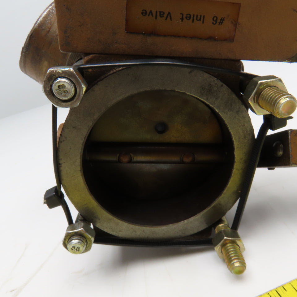 Kaeser Pneumatic Controlled Intake Damper From Air Compressor 60mm OD
