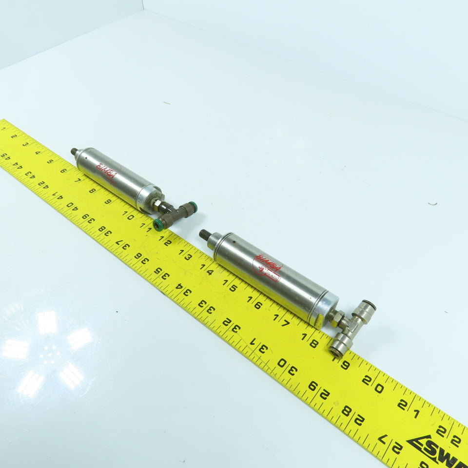 Bimba 091.5 Spring Return Air Cylinder 1-1/16" Bore 1-1/2" Stroke Lot Of 2