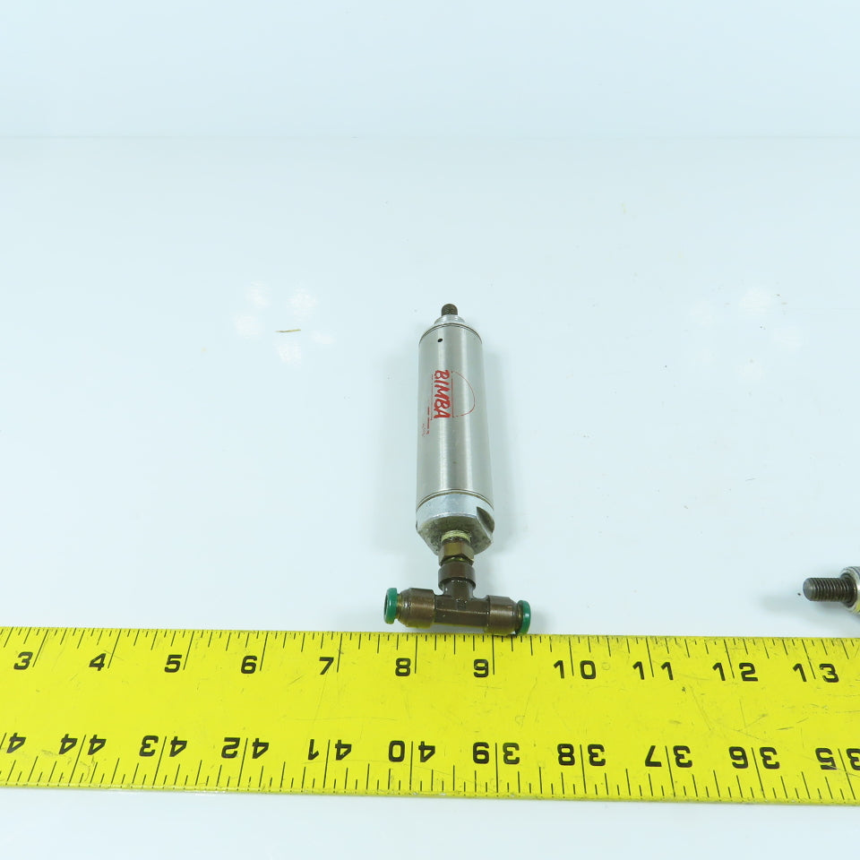 Bimba 091.5 Spring Return Air Cylinder 1-1/16" Bore 1-1/2" Stroke Lot Of 2