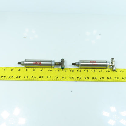 Bimba 091.5 Spring Return Air Cylinder 1-1/16" Bore 1-1/2" Stroke Lot Of 2