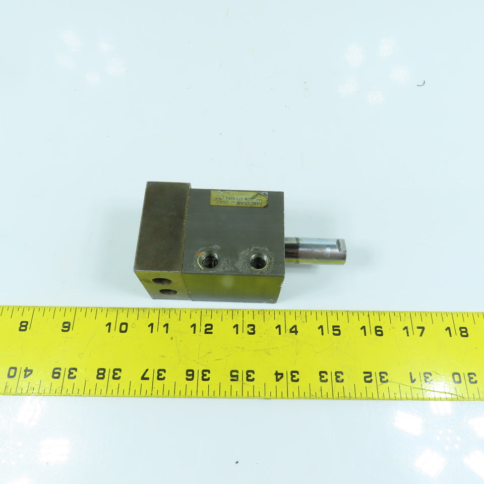 Fabco Double Acting Pneumatic Air Cylinder 3/8" Stroke 1-5/8" Bore 5/8" Rod