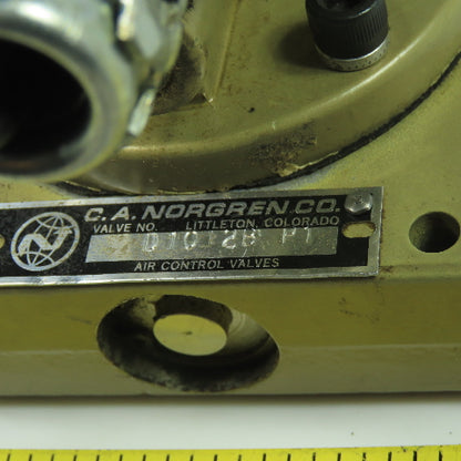 Norgren D1012B-P1 120V Pneumaic Poppet Solenoid Valve 60Hz 1/4" NPT