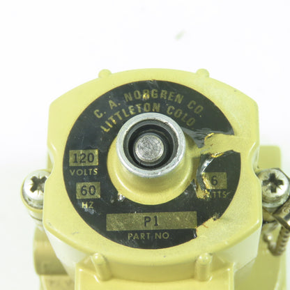 Norgren D1012B-P1 120V Pneumaic Poppet Solenoid Valve 60Hz 1/4" NPT
