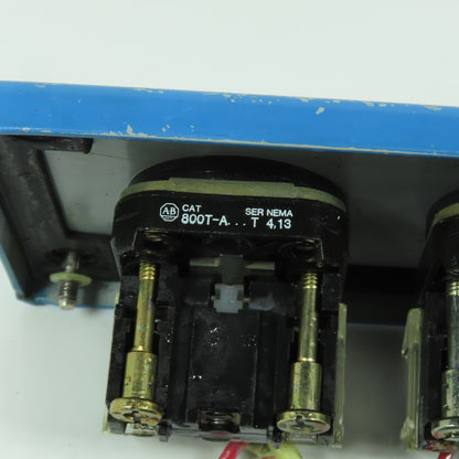 800T-A 3-Button Operator Control Station Momentary Contact Switches 600V